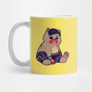 Sauce Covered Cat Wrestler Mug